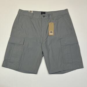 Levi’s Carrier Cargo Shorts Men’s 36 Light Gray NWT 100% Cotton Loose Fit
